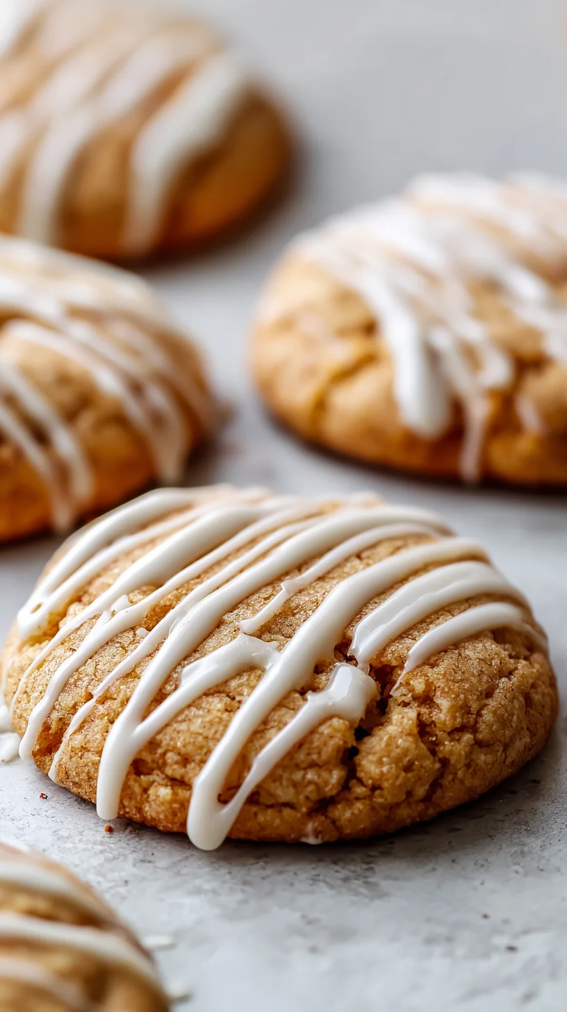 Apple cider cookies ready to eat. Apple cider cookies ready to eat.