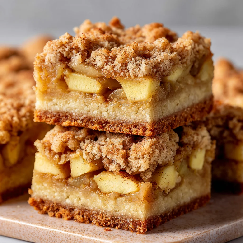 Close-up of apple pie snickerdoodle bar texture. Close-up of apple pie snickerdoodle bar texture.