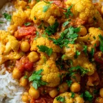 Easy & Flavorful Cauliflower Chickpea Curry Recipe