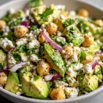 Delicious Chickpea Feta Avocado Salad Recipe