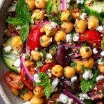 Bright & Bold Chickpea Mediterranean Salad: Easy Meal Prep Recipe