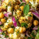 Delicious Chickpea & Roasted Cauliflower Salad