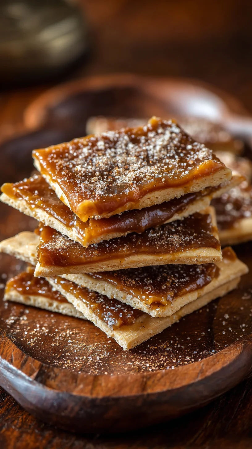 Sweet and salty churro saltine toffee. Sweet and salty churro saltine toffee.