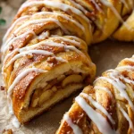 Cozy Homemade Apple Kringle with Vanilla Glaze Recipe