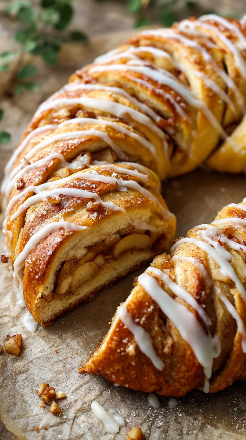 Warm, inviting apple Kringle pastry. Warm, inviting apple Kringle pastry.