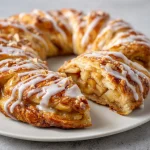 Cozy Homemade Apple Kringle with Vanilla Glaze Recipe