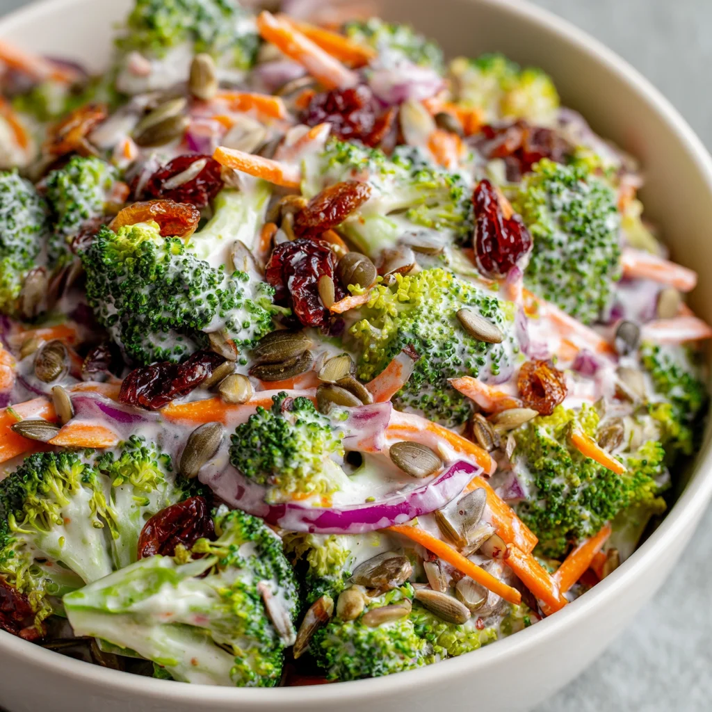 Creamy Broccoli Ranch Salad Recipe
