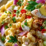 Creamy Deviled Egg Macaroni Salad - The Perfect Side Dish