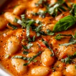 Creamy Vegan Tomato White Bean Stew Recipe
