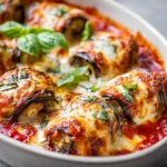 Delicious Cheesy Eggplant Rolls Recipe