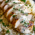 Easy Creamy Smothered Chicken and Rice Recipe