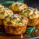 Easy Garlic Rosemary Focaccia Muffins Recipe
