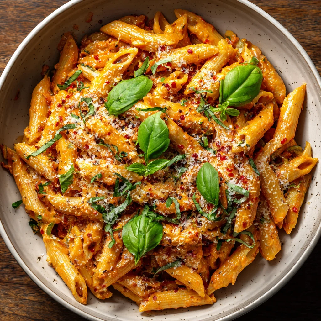 Easy One Pot Creamy Tomato Pasta Recipe (30-Minute Dinner)