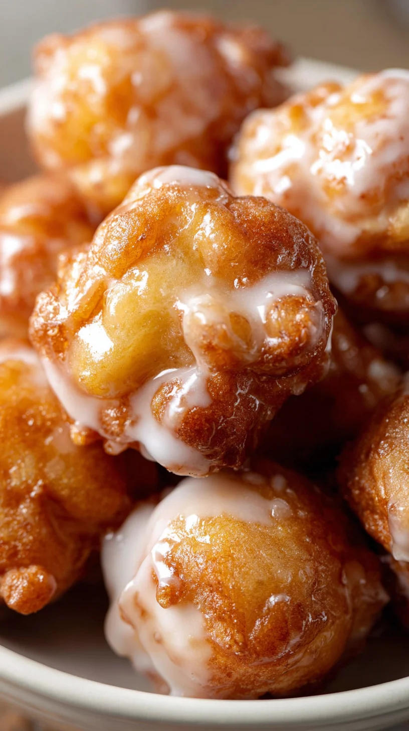 Homemade apple fritter recipe.