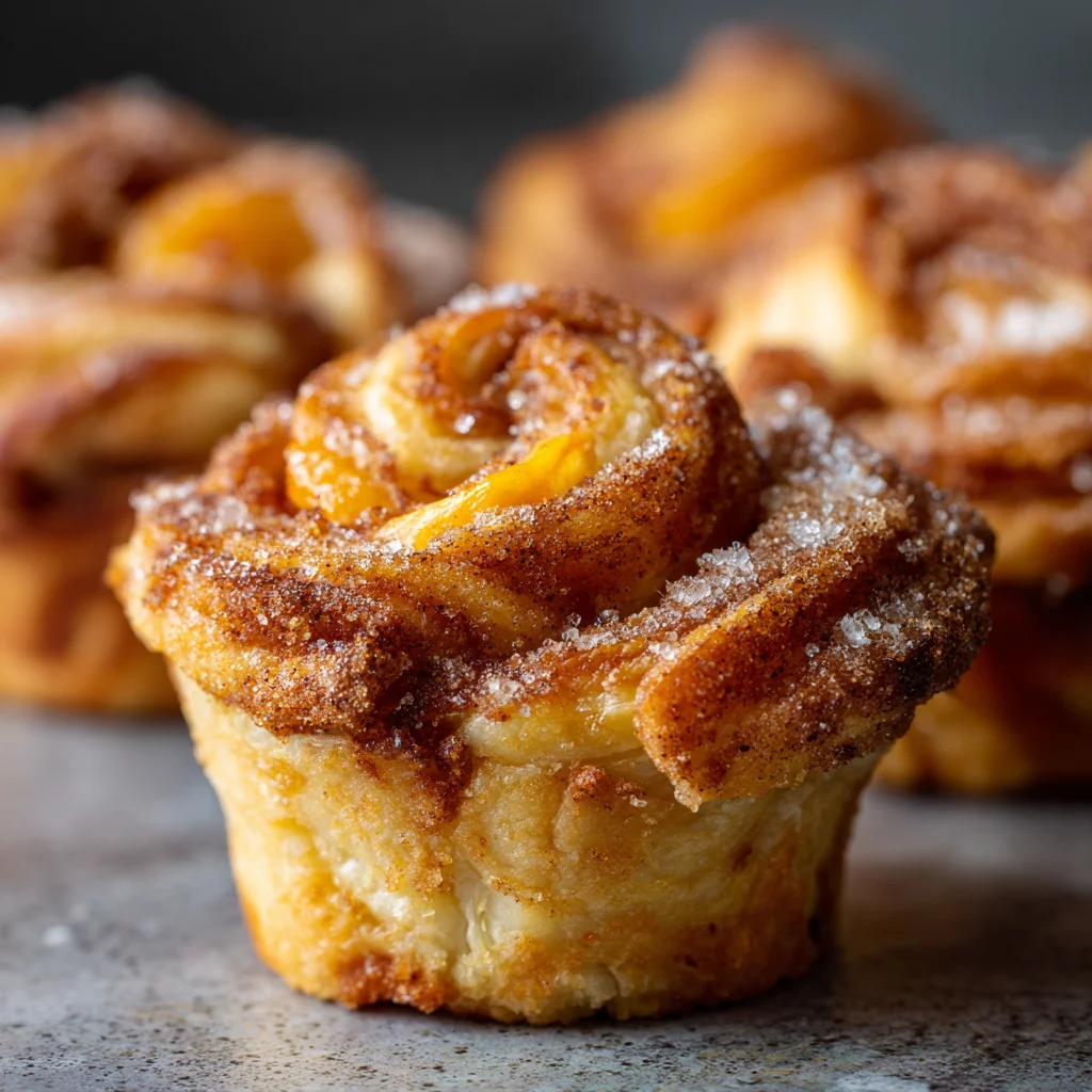 Irresistible Peach Pie Cruffins Recipe