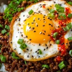 Savory Korean Ground Beef Bowl Recipe