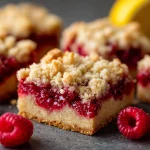 Lemon Raspberry Crumble Bars - Easy Baking Recipe!