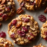 Easy No-Bake Cranberry Pecan Cookies