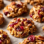 Easy No-Bake Cranberry Pecan Cookies