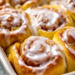 Delicious Peach Cobbler Cinnamon Rolls Recipe