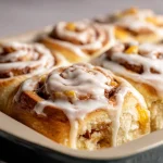 Delicious Peach Cobbler Cinnamon Rolls Recipe
