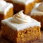 Delicious Pumpkin Bars with Cream Cheese Frosting