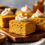 Delicious Pumpkin Cornbread with Cinnamon Honey Butter