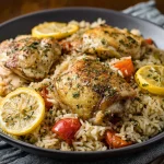 Slow Cooker Lemon Herb Chicken & Rice: Easy Comfort Food