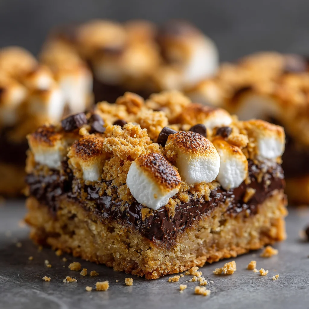 Easy S'more Cookie Bars Recipe