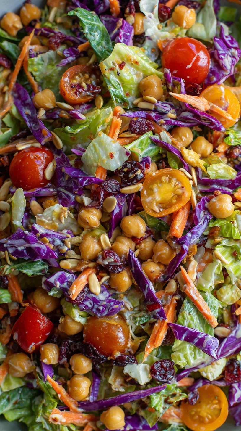 Sunflower Crunch Chopped Salad ingredients.