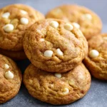 Irresistible White Chocolate Pumpkin Snickerdoodles