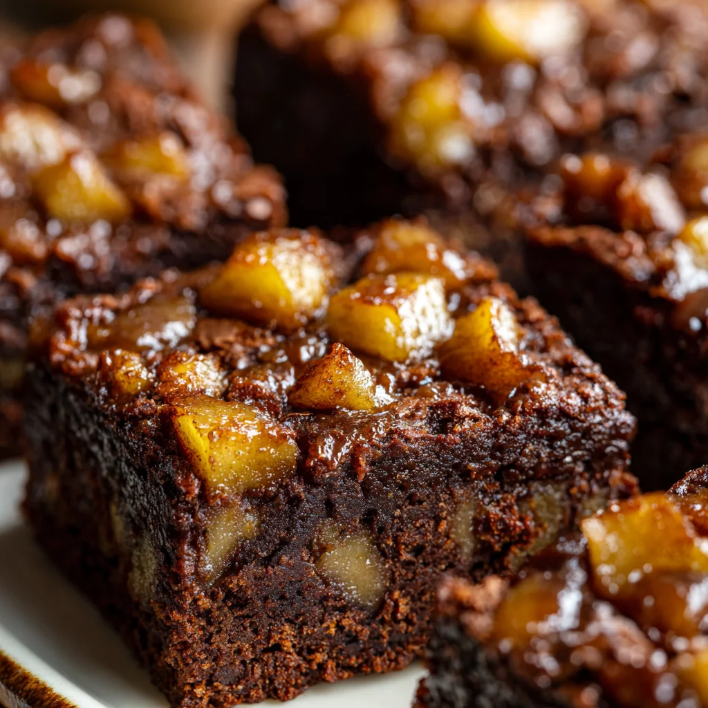Easy Fall Dessert: Apple Brownies Recipe