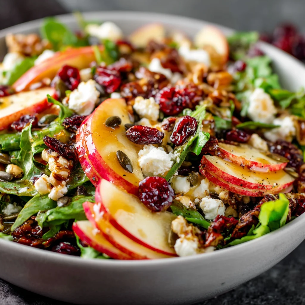 Autumn Harvest Honeycrisp Apple & Feta Salad Recipe