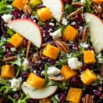 Delectable Autumn Salad with Maple Vinaigrette