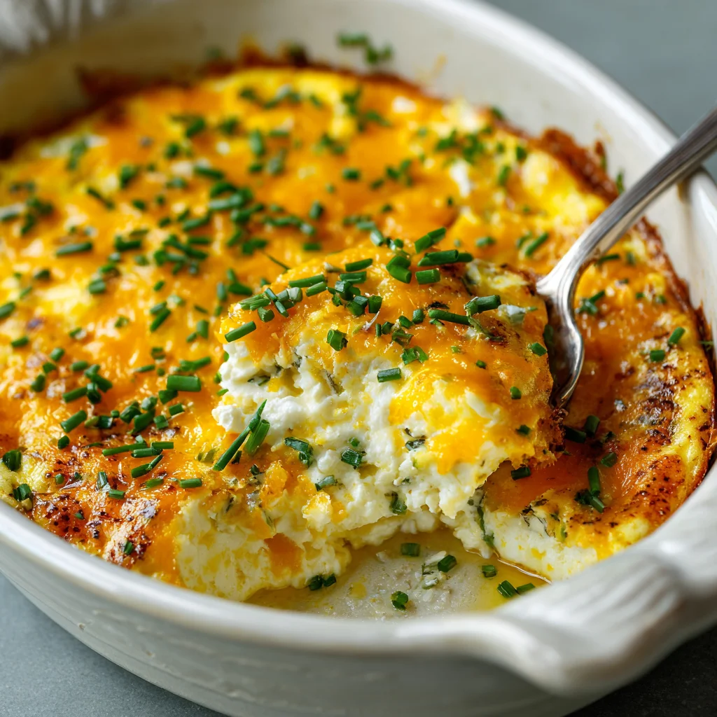 High-Protein Baked Cottage Cheese Eggs Recipe