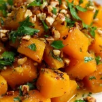 Delicious Butternut Squash with Brown Butter Hazelnuts Recipe