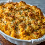 Irresistible Cheesy Butternut Squash Casserole