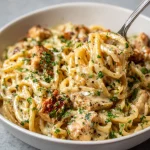 Creamy Garlic Parmesan Chicken Pasta - Easy Weeknight Dinner