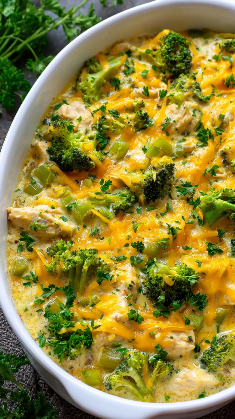 Creamy low carb chicken casserole ready to serve. Creamy low carb chicken casserole ready to serve.