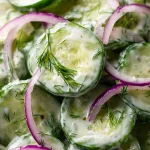 Refreshing Cucumber Dill Salad Recipe