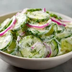 Refreshing Cucumber Dill Salad Recipe