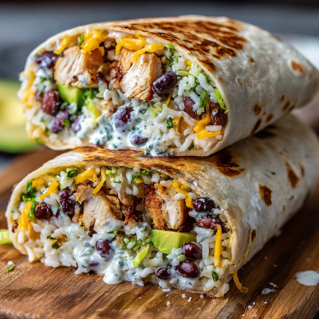 Delicious Chipotle Ranch Grilled Chicken Burrito Recipe