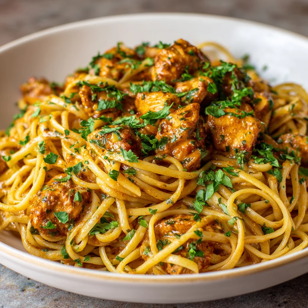 Easy Cowboy Butter Chicken Linguine - A Quick & Flavorful Meal