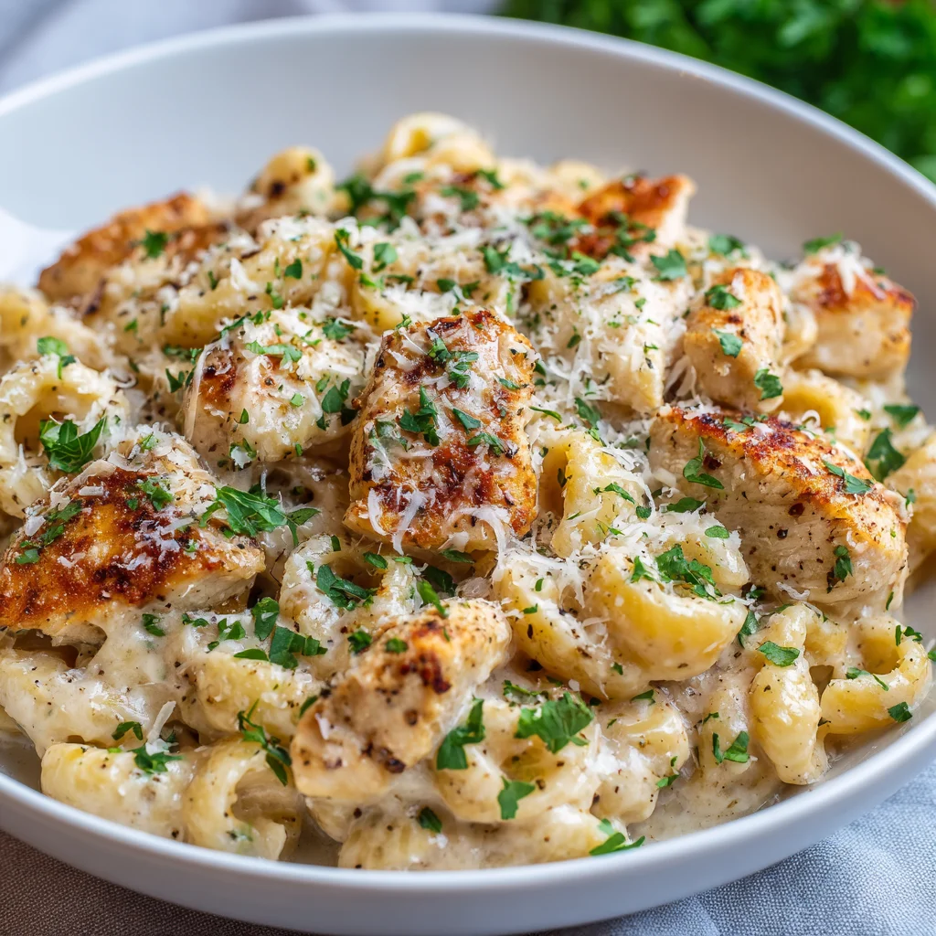 Easy Parmesan Chicken Pasta - 30 Minute Dinner Recipe