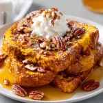 Cozy Fall Pumpkin French Toast Breakfast Recipe