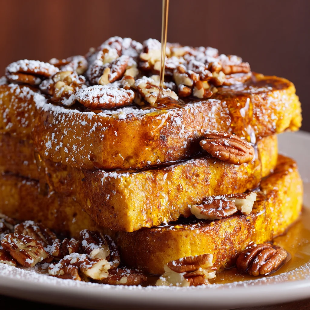 Irresistible Fall Pumpkin French Toast Breakfast Recipe