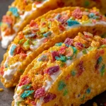 Fruity Pebbles Cheesecake Tacos - Easy Dessert Recipe!