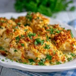 Easy Garlic Parmesan Chicken Bake - Dinner Ready in Minutes!