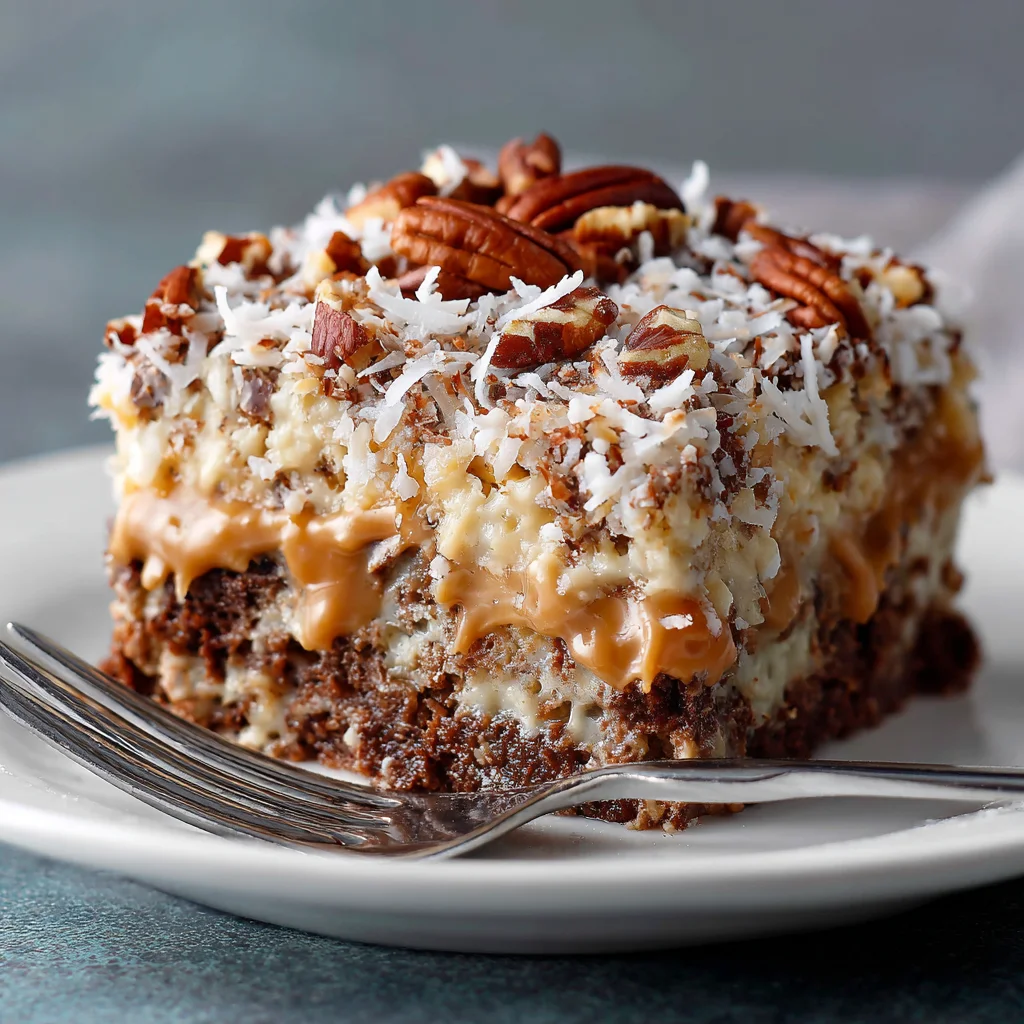 Decadent German Chocolate Poke Cake Recipe