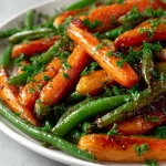 Irresistible Honey Glazed Carrots & Green Beans - Easy Side Dish